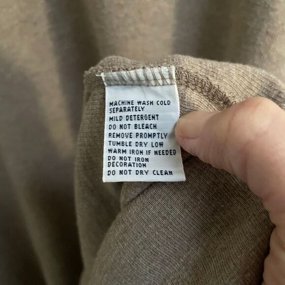 Polo Ralph Lauren 1/4 zip Rib Knit  Sweater Mens XLT Tan Vintage 100% Cotton NEW - Picture 6 of 7